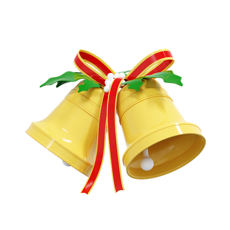 Christmas Bell  3D Illustration