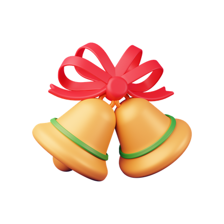 Christmas Bell 3D Illustration