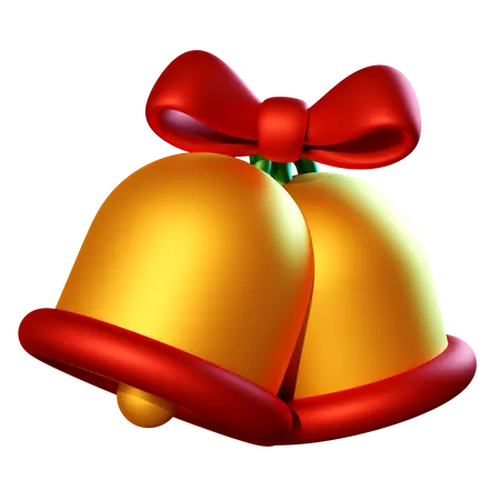 Christmas Jingle Bells Vector Hd PNG Images, Merry Christmas Jingle Bells  Having Golden Gradient With Red Ribbons, Bell, Merry Christmas, Santa Claus  PNG Image For Free Download