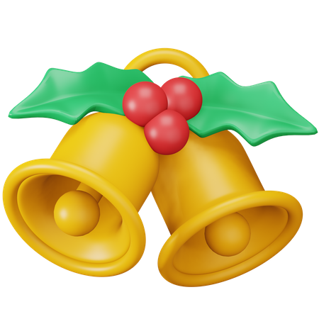 Christmas Bells  3D Icon