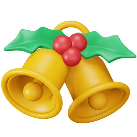 Christmas Bells  3D Icon