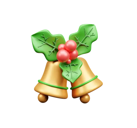 Christmas Bells  3D Icon