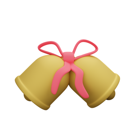 Christmas Bells  3D Illustration