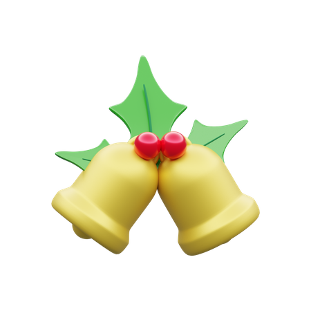 Christmas Bells  3D Illustration