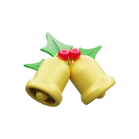 Christmas Bells  3D Illustration