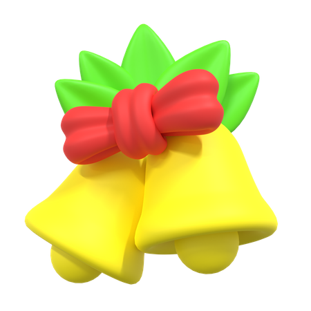 Christmas Bells  3D Illustration