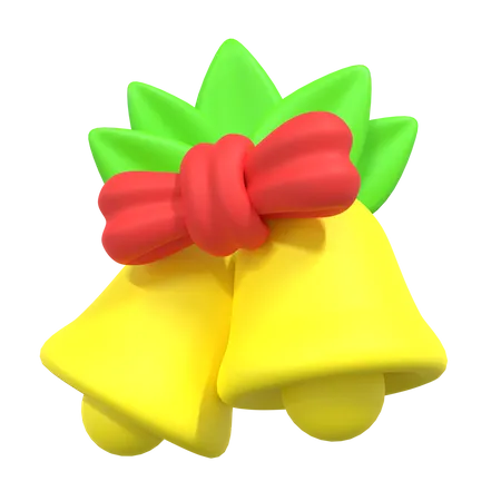 Christmas Bells  3D Illustration