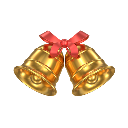 Christmas Bells  3D Illustration