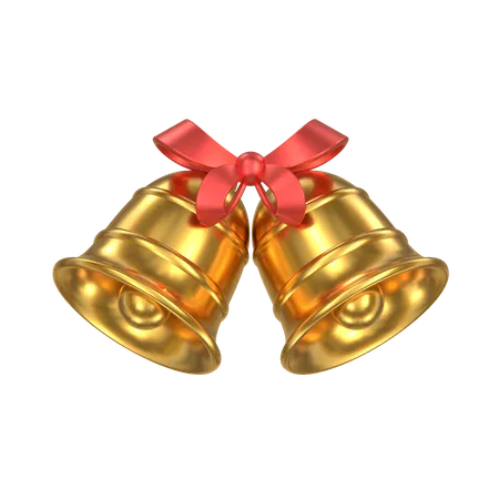 Christmas Bells  3D Illustration