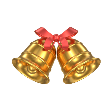 Christmas Bells 3D Illustration