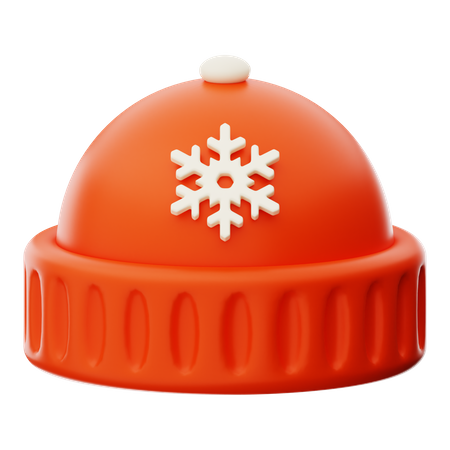 Christmas Beret 3D Icon