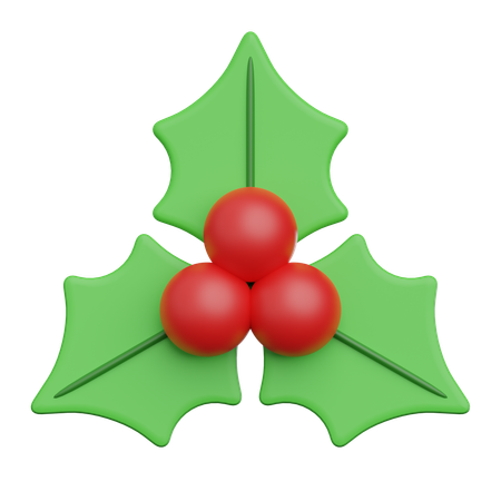 Christmas Berries  3D Icon