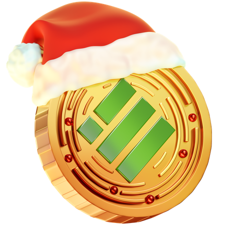 Christmas Binance Usd Coin  3D Icon