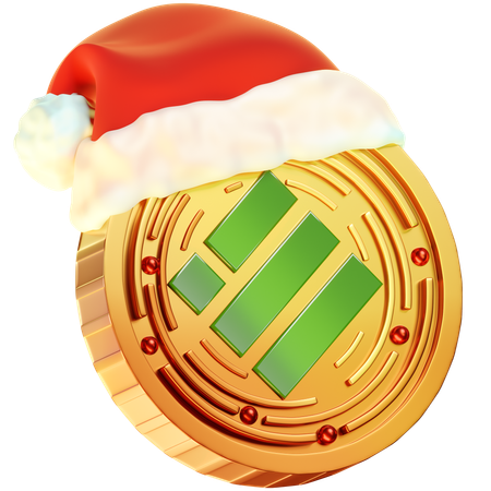 Christmas Binance Usd Coin  3D Icon