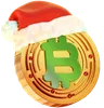 Christmas Bitcoin Coin