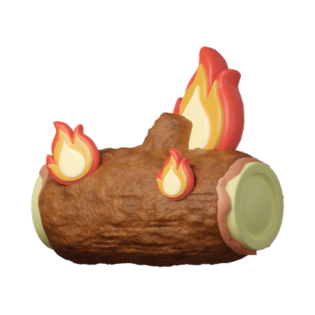 Christmas Bonfire  3D Icon