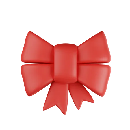 Christmas Bow  3D Icon