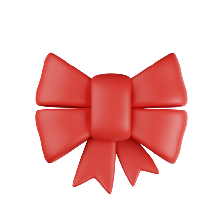 Christmas Bow  3D Icon