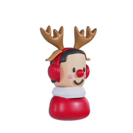 Christmas Boy  3D Icon