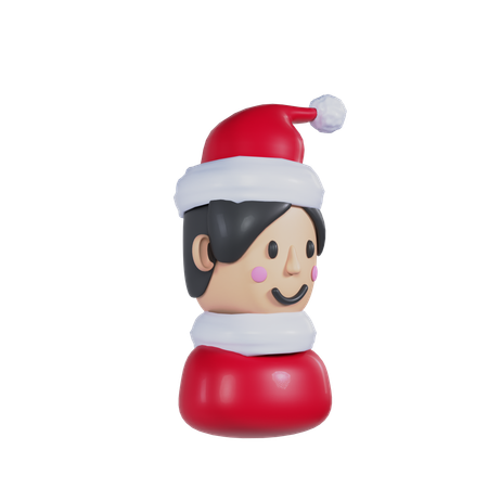 Christmas Boy  3D Icon