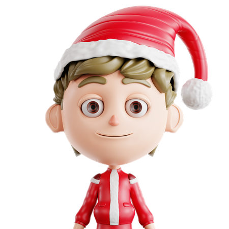 Christmas Boy  3D Icon