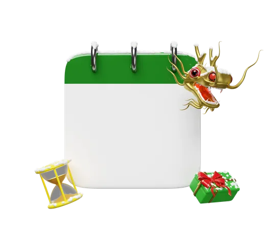 Christmas Calendar  3D Icon