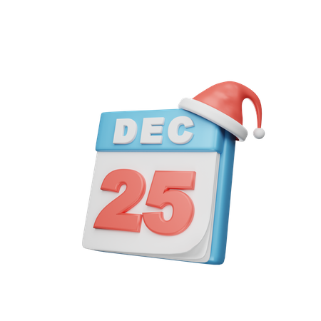 Christmas Calender  3D Icon