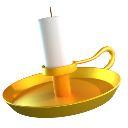 Christmas Candle  3D Icon