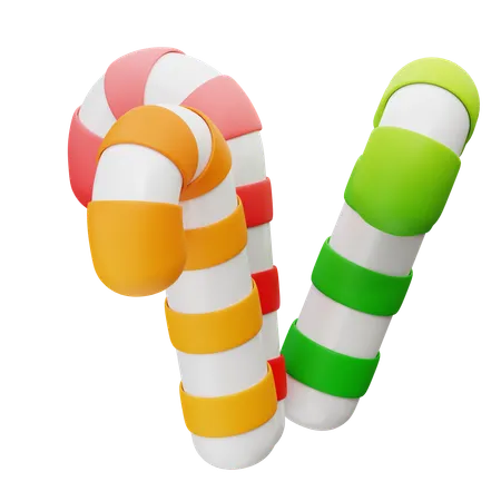 3 D Illustration Of Colored Candy 3D Icon