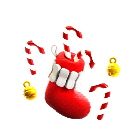 Christmas Candy  3D Icon