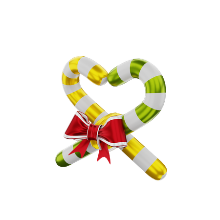 Christmas Candy  3D Illustration