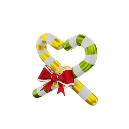 Christmas Candy  3D Illustration