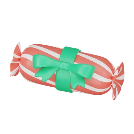 Christmas Candy 3 D Rendering 3D Icon