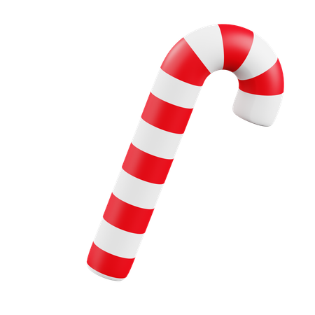 Christmas Candy Cane  3D Icon