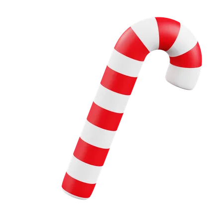 Christmas Candy Cane  3D Icon