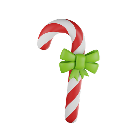 Christmas Candy Cane  3D Icon