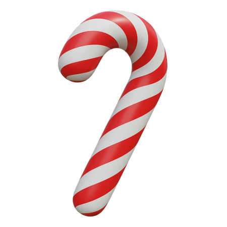 Christmas candy cane  3D Icon