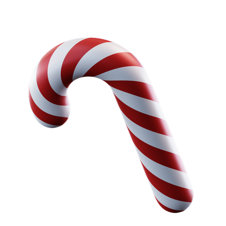 Christmas Candy Cane  3D Icon