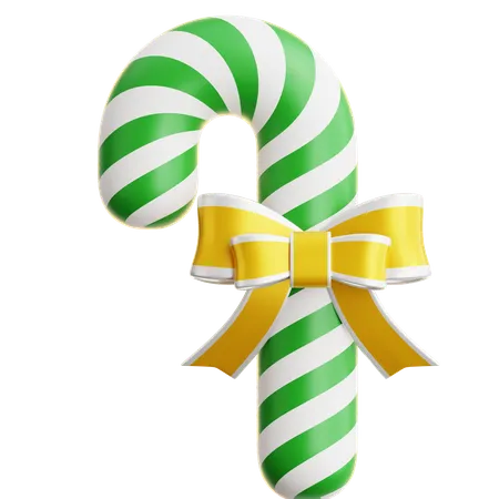 Christmas Candy Cane  3D Icon