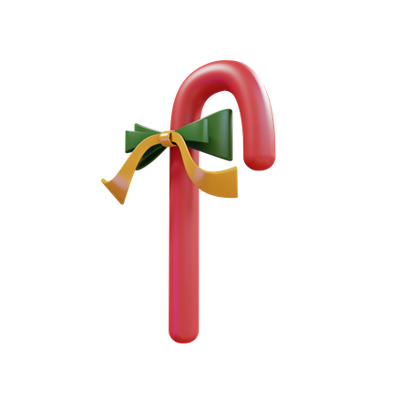 Christmas Candy Cane  3D Illustration