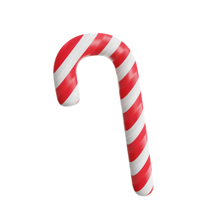 Christmas Candy Stick  3D Icon