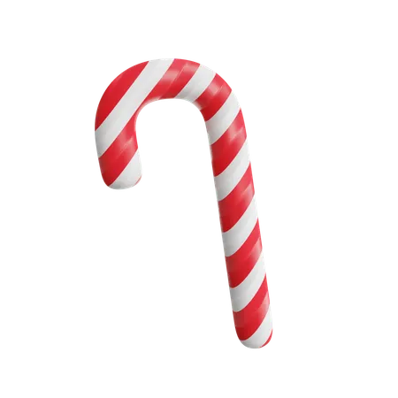 Christmas Candy Stick  3D Icon