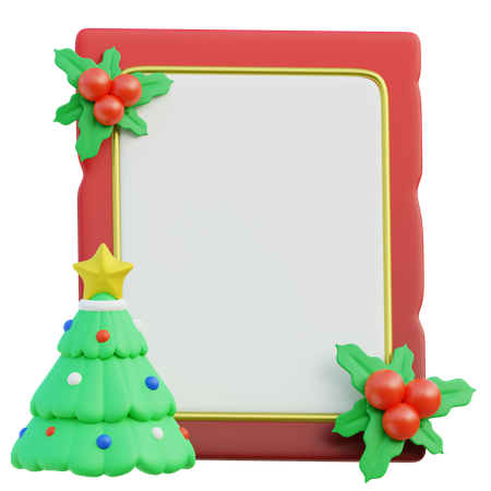 Christmas Card  3D Icon