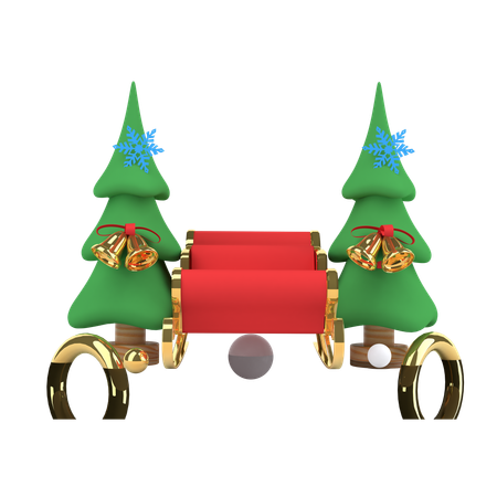 Christmas Celebration  3D Illustration