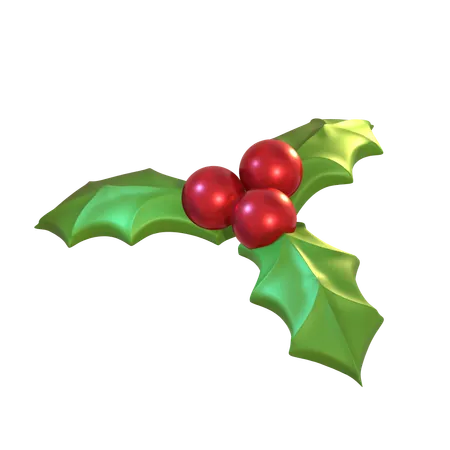 Christmas Cherry Element  3D Icon