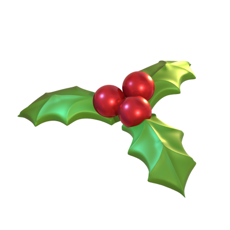 Christmas Cherry Element  3D Icon