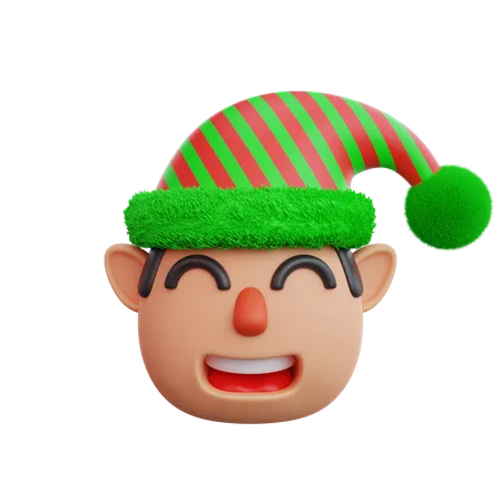 Christmas Clown  3D Icon