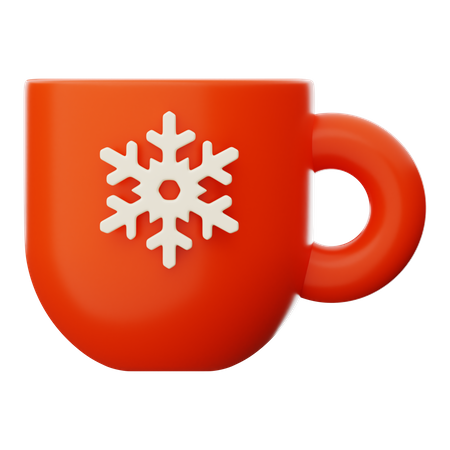 Christmas Coffee Cup  3D Icon