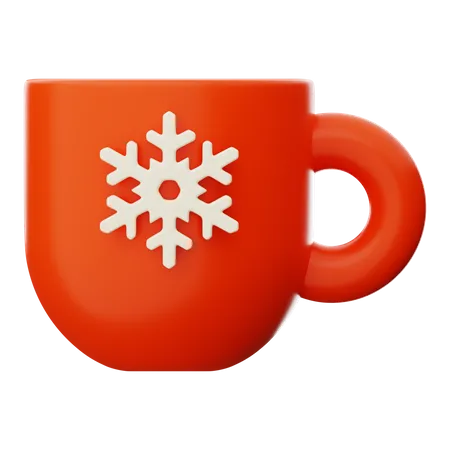 Christmas Coffee Cup 3D Icon