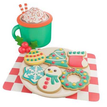 Christmas Cookies  3D Icon